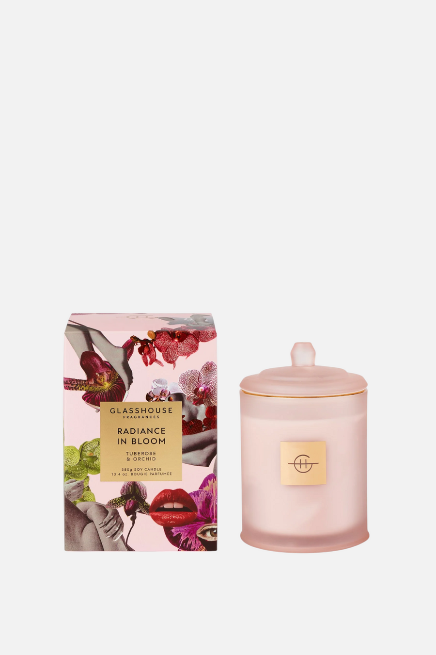 Glasshouse Radiance In Bloom Candle 13.4 Oz – front view