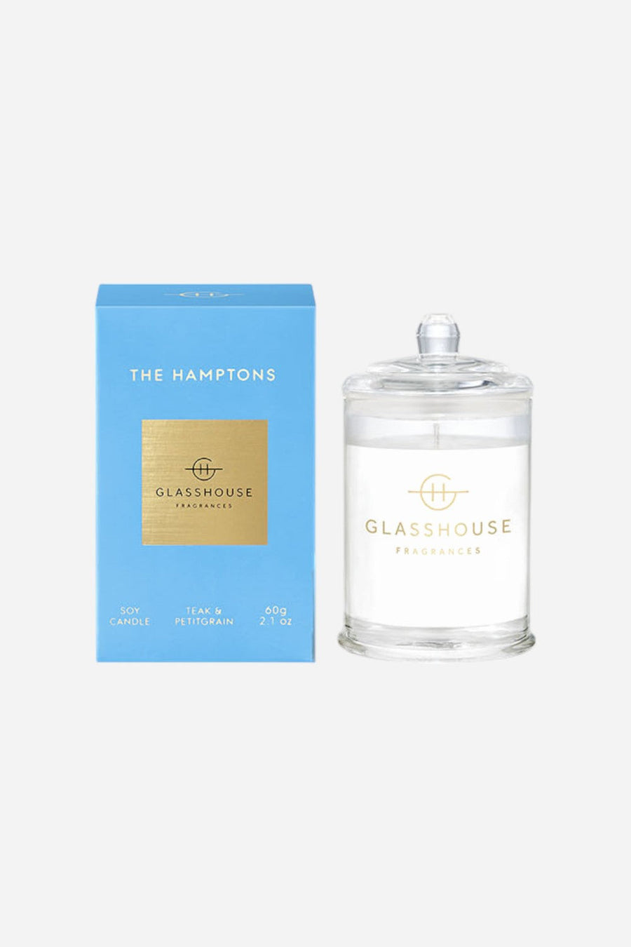 Glasshouse The Hamptons Candle 2.1 o.z. – front view