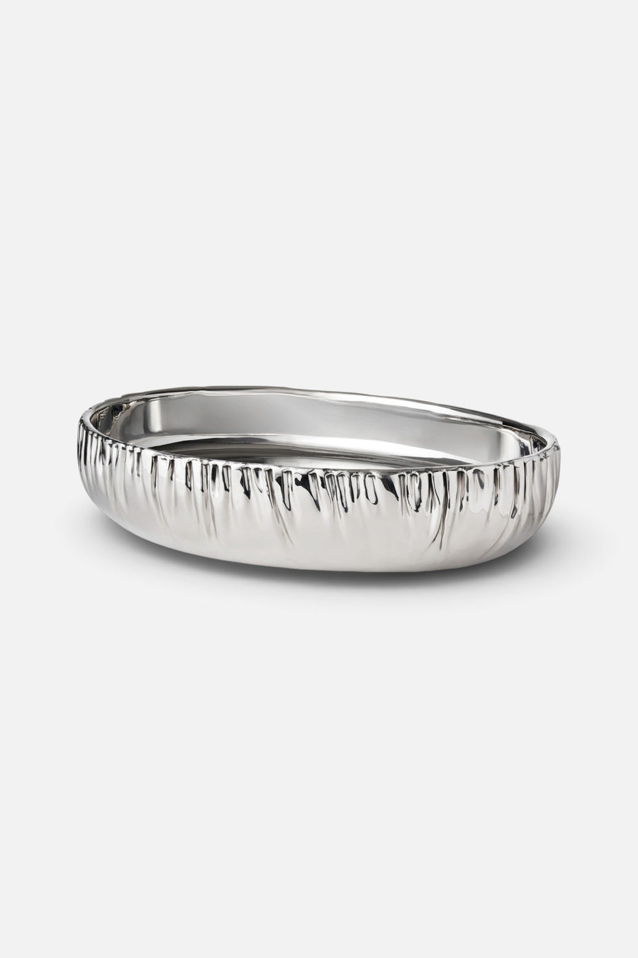 Godinger Cerro Double Wall Oval Serving Bowl – front view