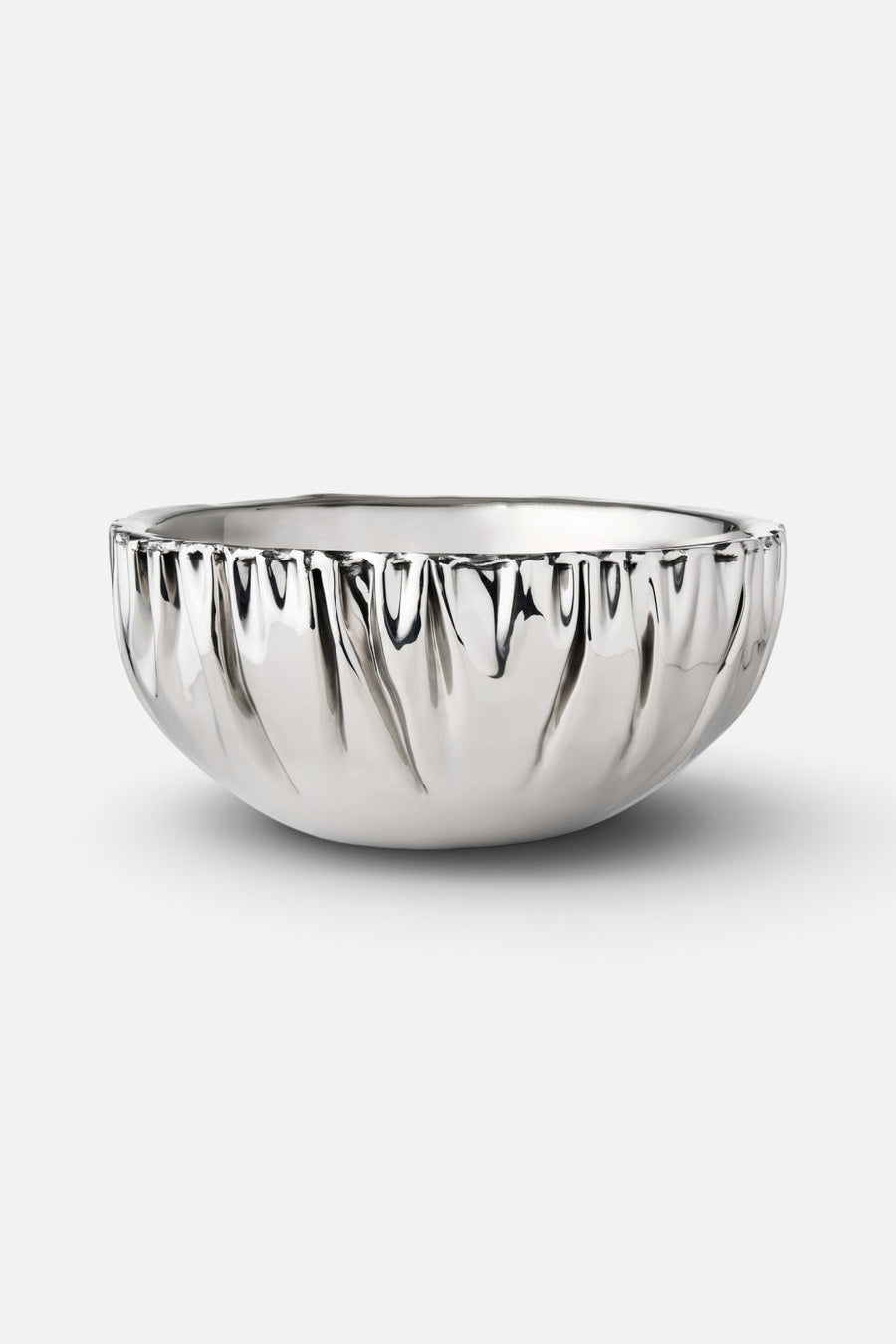 Godinger Cerro Double Wall Round Serving Bowl – front view