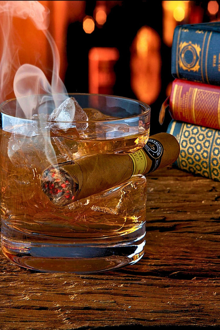 Godinger Cigar Whiskey Glass Set – alternate