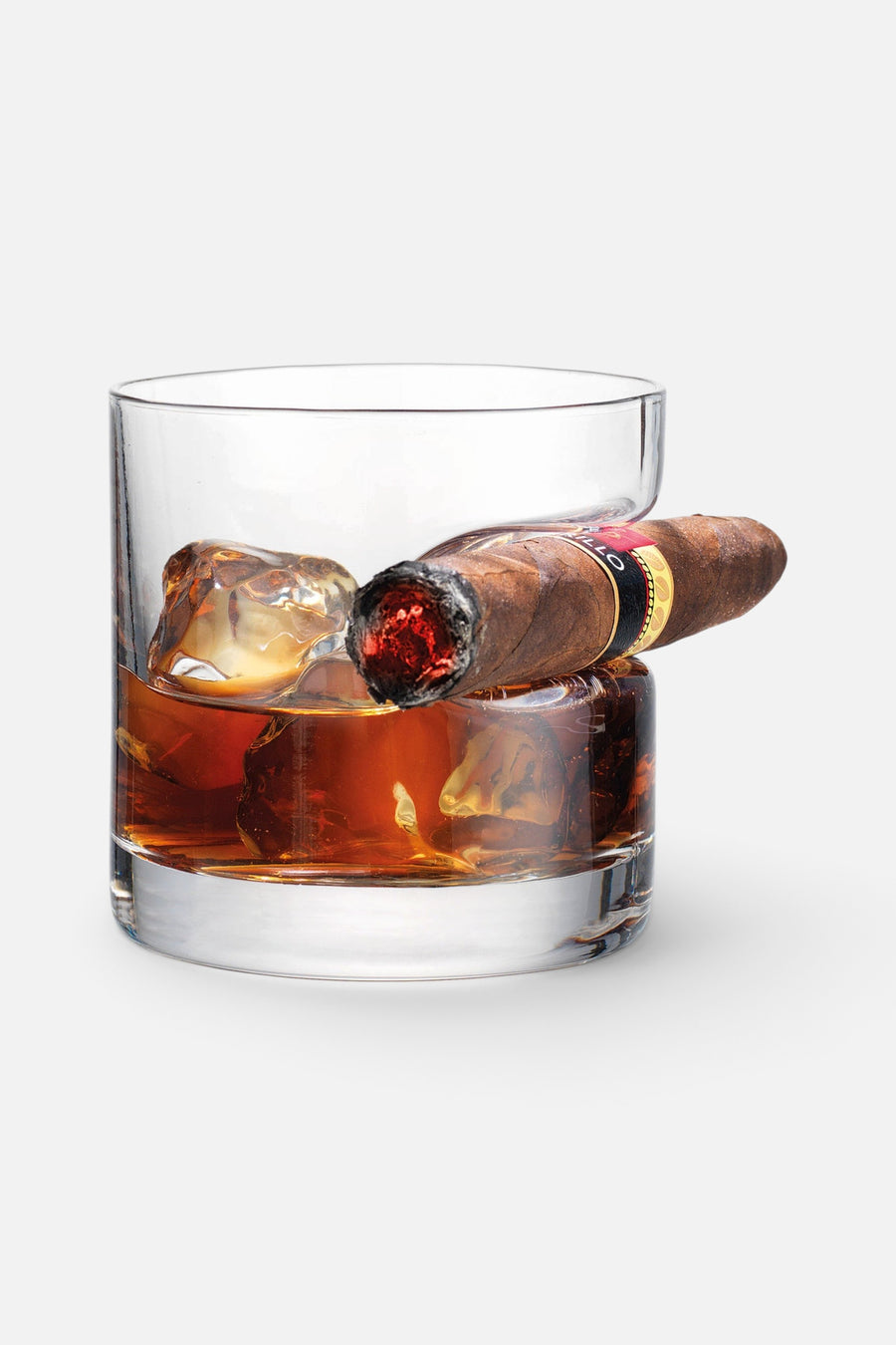 Godinger Cigar Whiskey Glass Set – front view