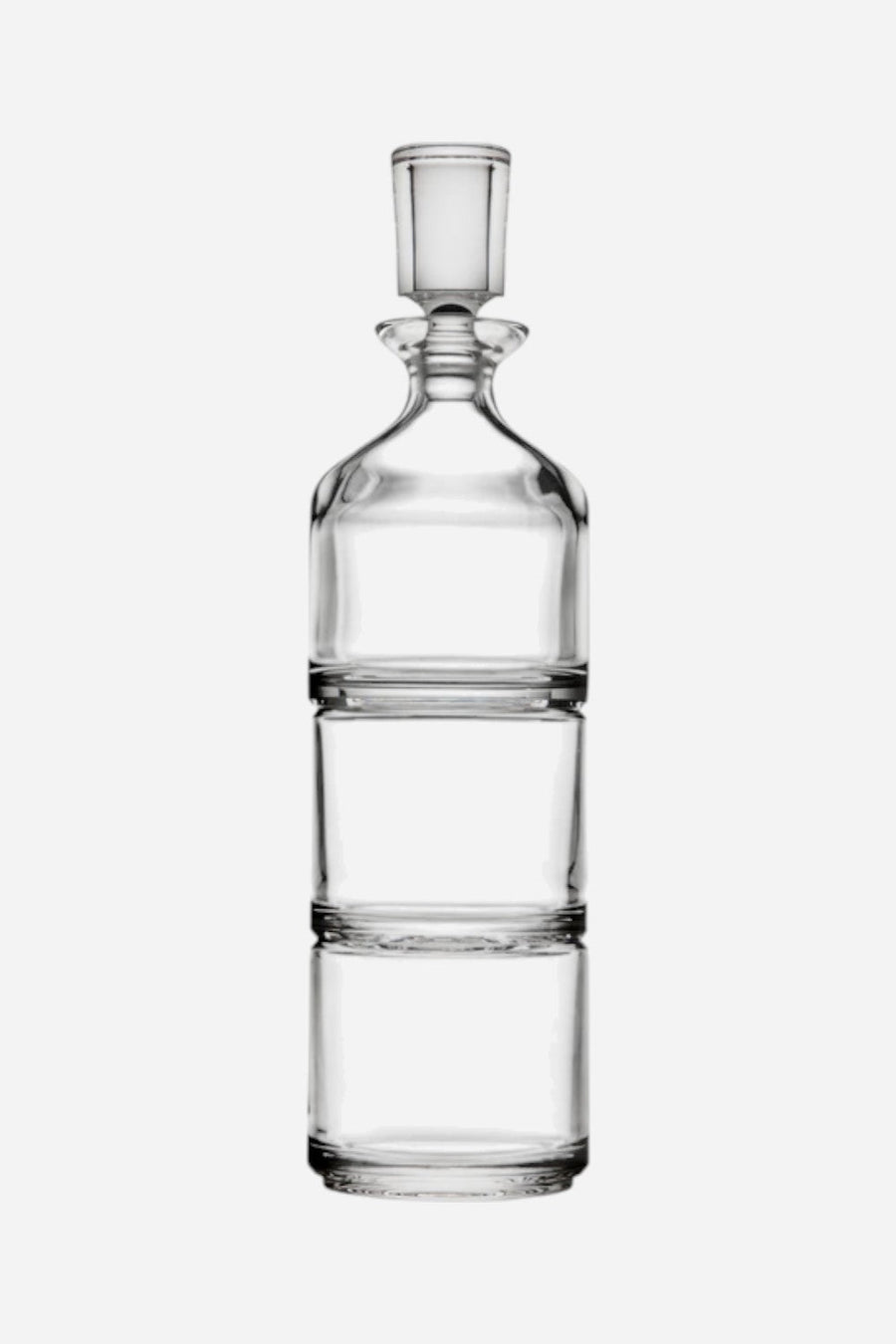 Godinger Duet Stacking Decanter 8.5 oz – front view