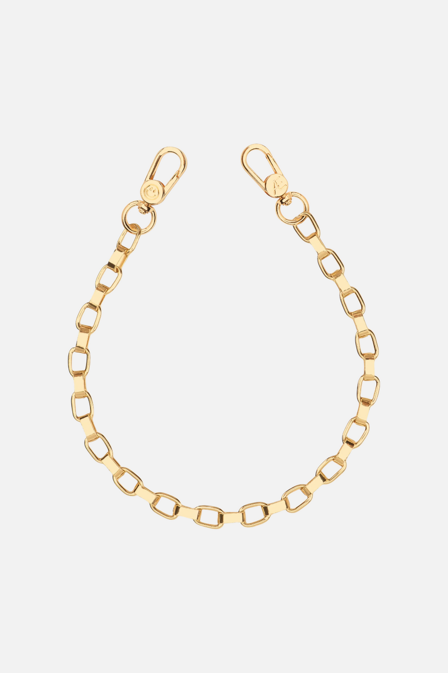 Gold Cube Chain Wristlet – front view