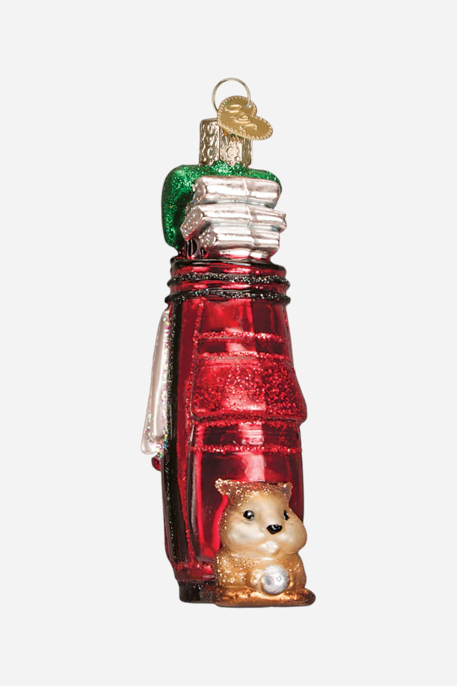 Golf Bag Ornament – front view
