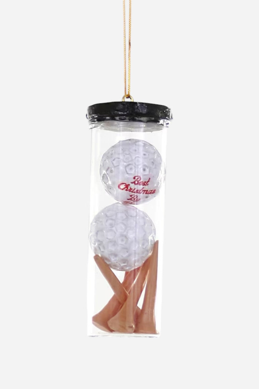 Golf Ball And Tees Ornament – front view