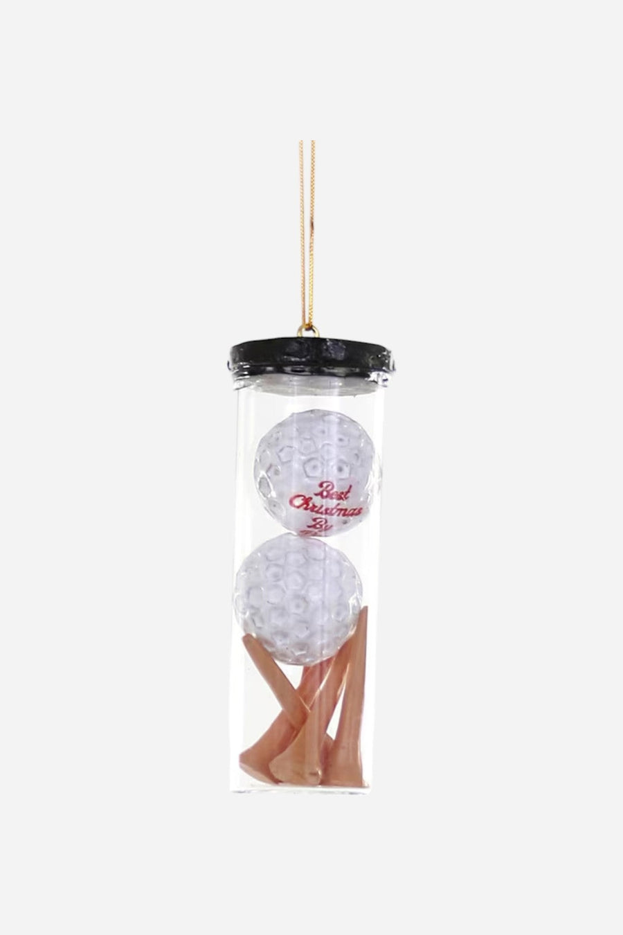 Golf Ball And Tees Ornament – front view