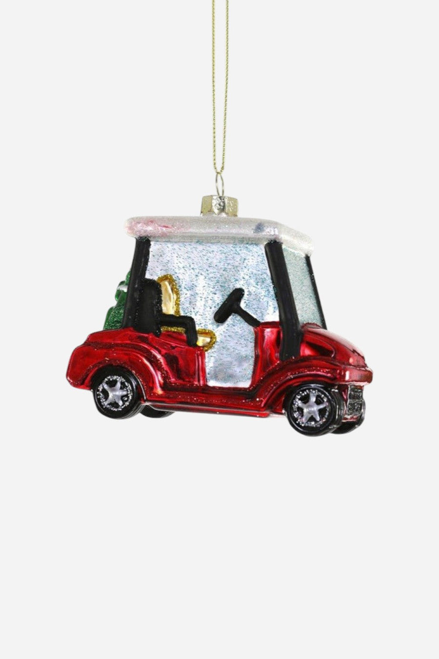 Golf Cart Ornament – front view