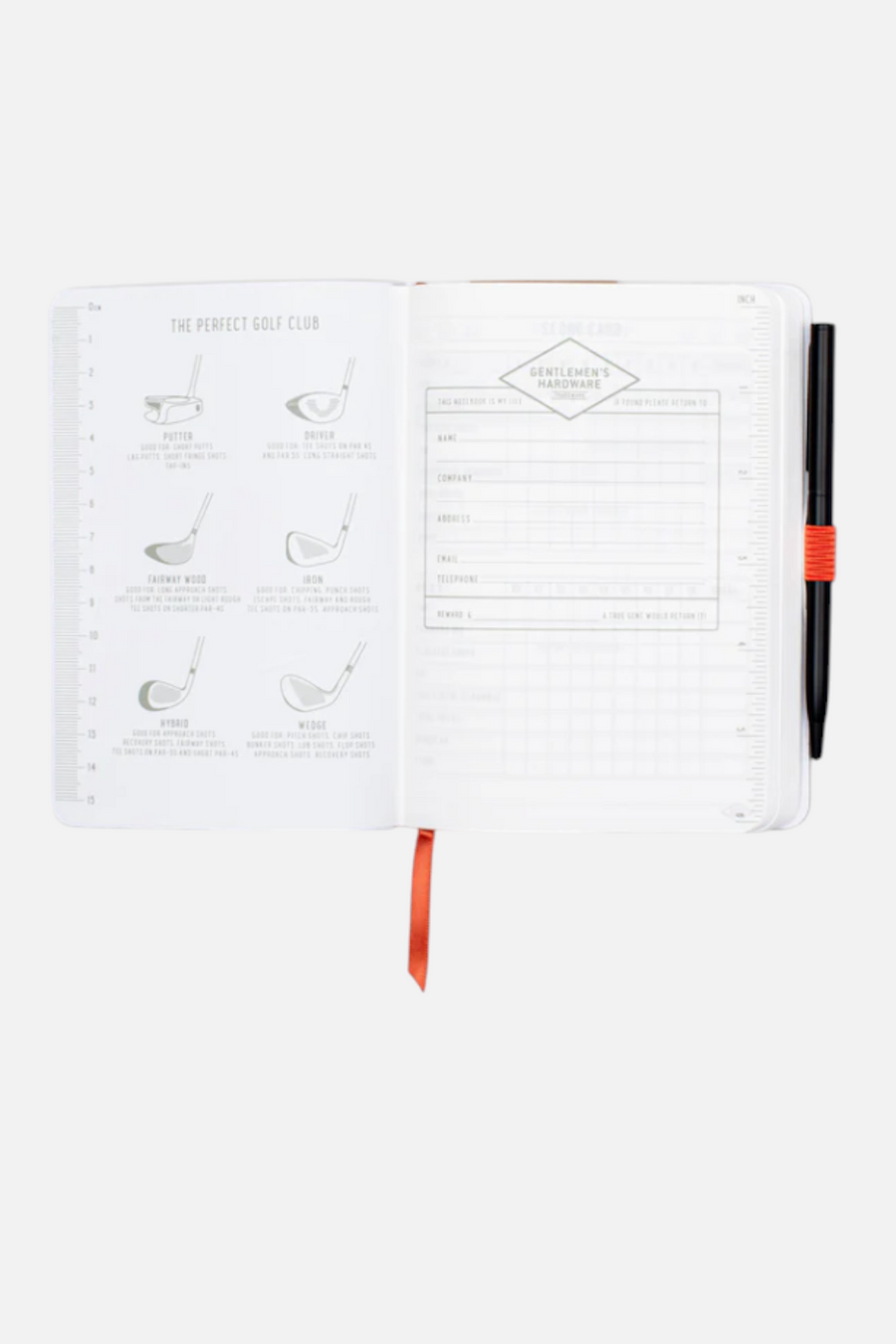 Gentlemen's Hardware Waterproof Golf Notebook