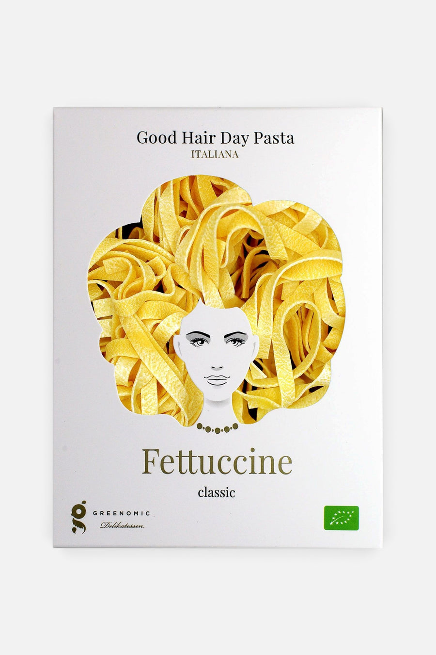 Good Hair Day Organic Fettuccine Classic Pasta – front view