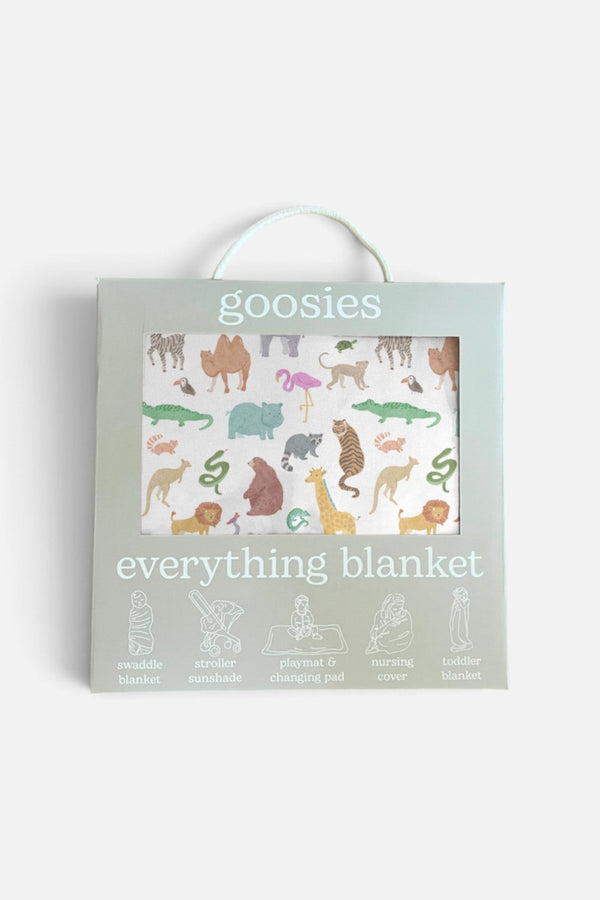 Goosies Everything Blanket in Zoo Crew