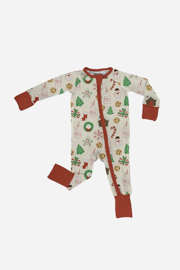 Goosies Long Sleeve Zip Pjs Christmas Cookies