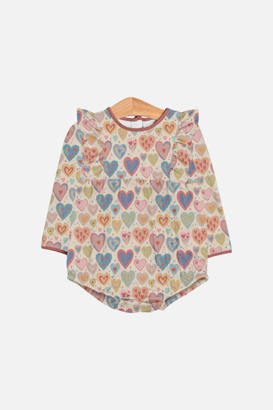 Goosies Lovestruck Long Sleeve Flutter Bubble – front view