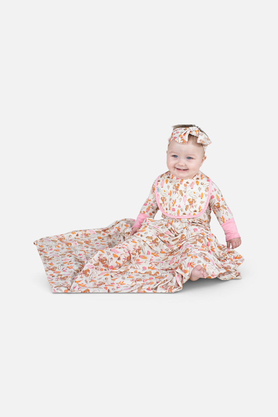 Goosies Saddle Up, Cowgirl Everything Blanket – on model