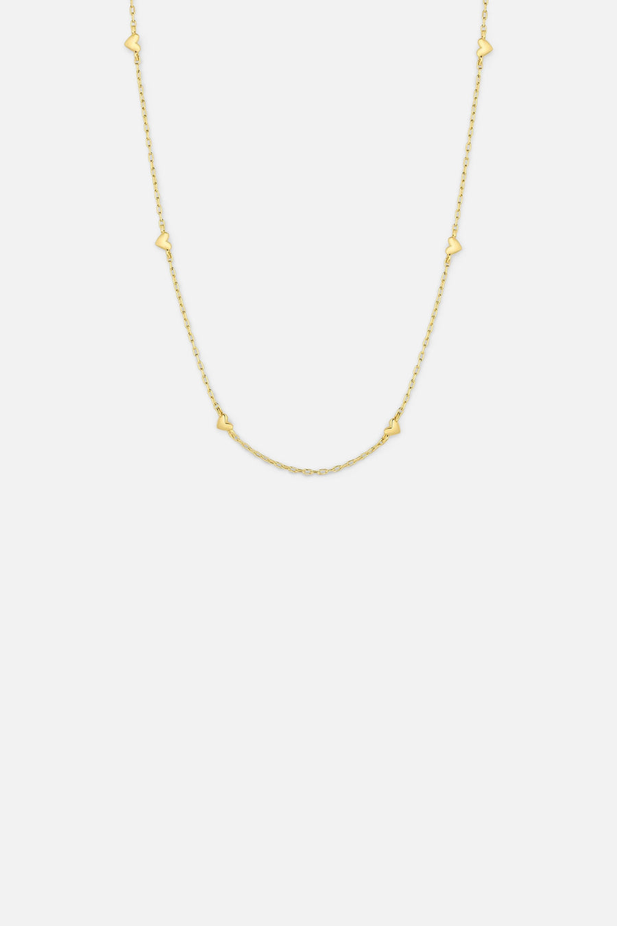 Gorjana Amour Necklace in Gold – front view