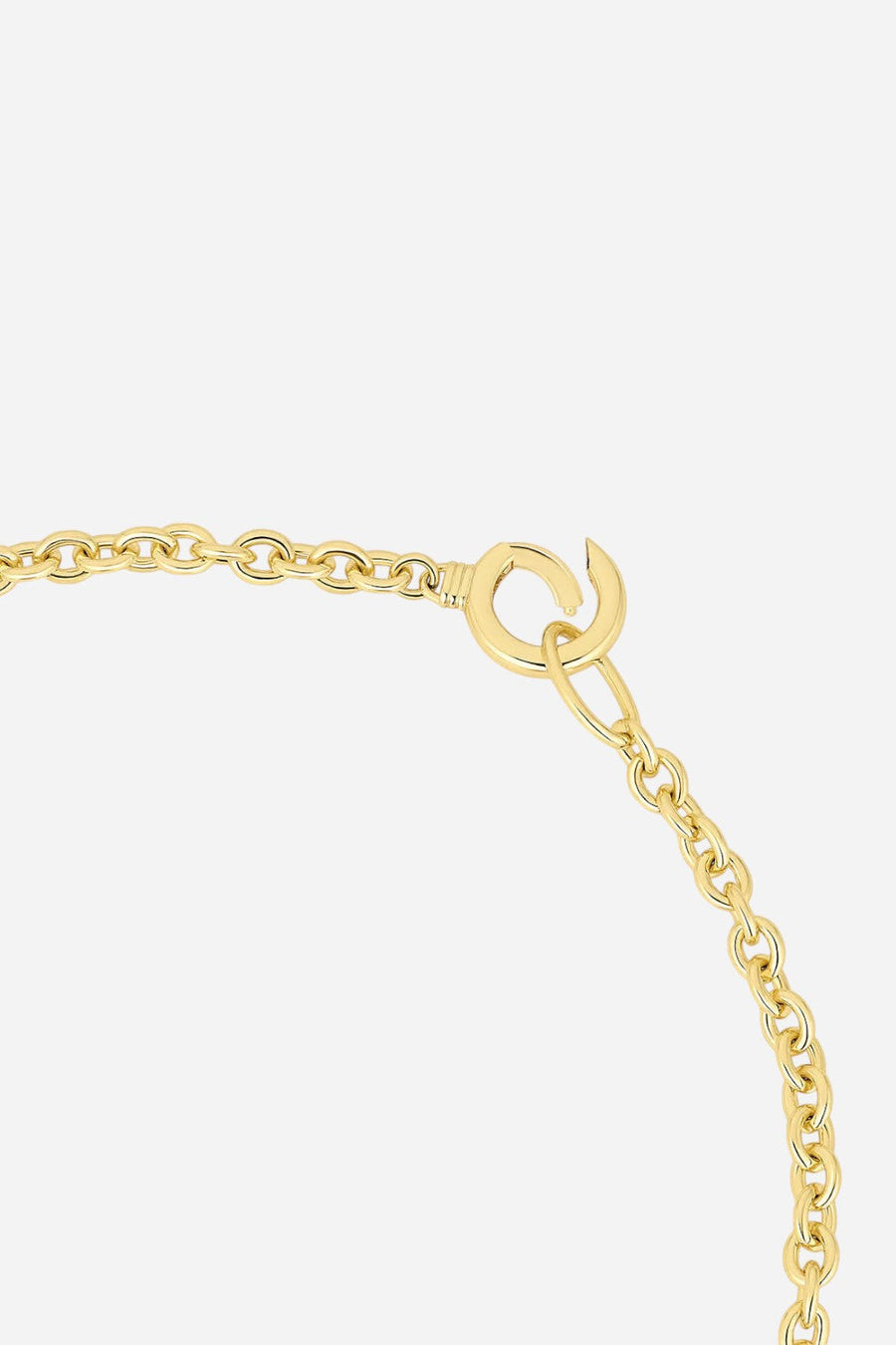 Gorjana Avery Necklace Gold – flat lay
