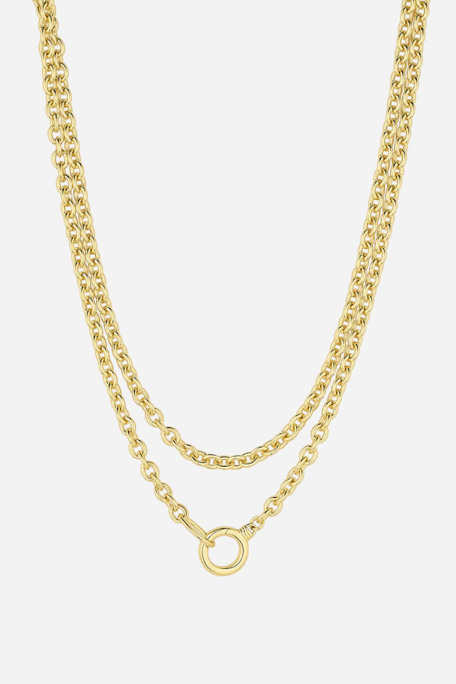 Gorjana Avery Necklace Gold – side view