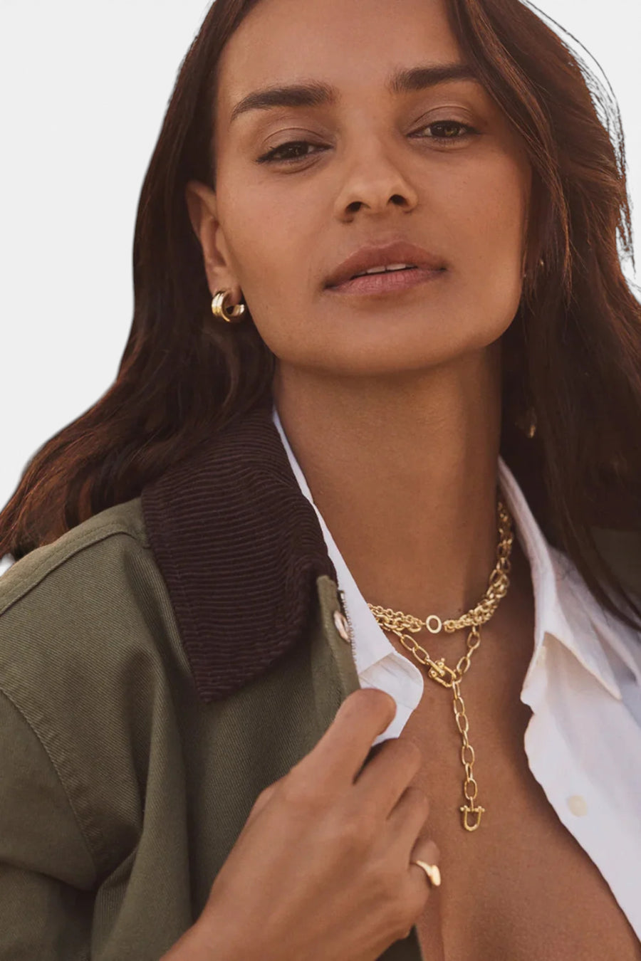 Gorjana Bryce Necklace – side view
