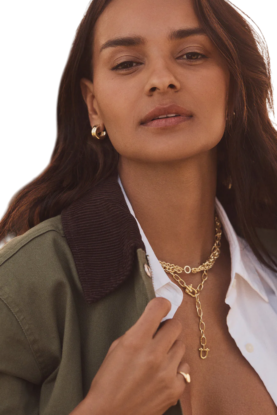 Gorjana Bryce Necklace – side view