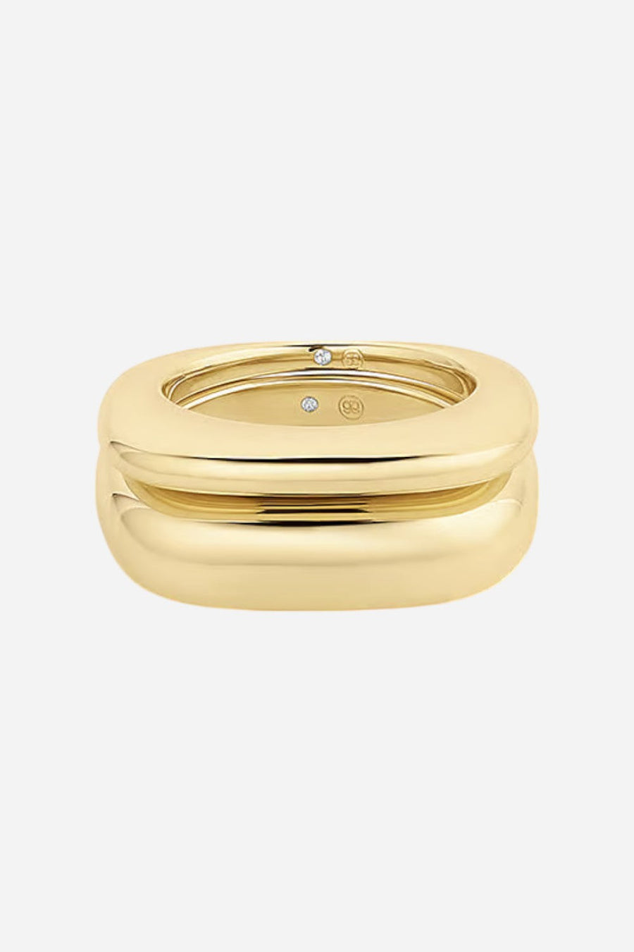 Gorjana Charlie Ring Set - Size 6 – front view