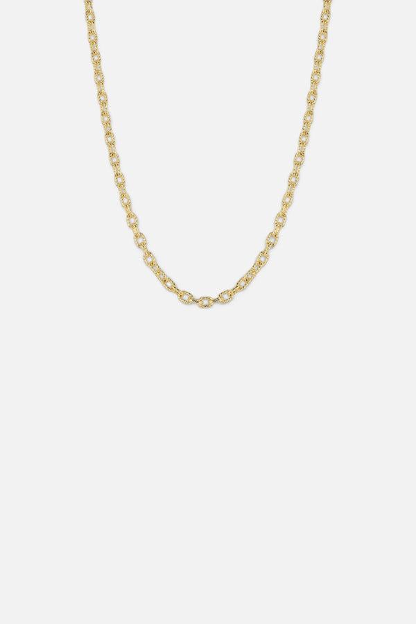 Gorjana Crew Mini Link Necklace in Gold