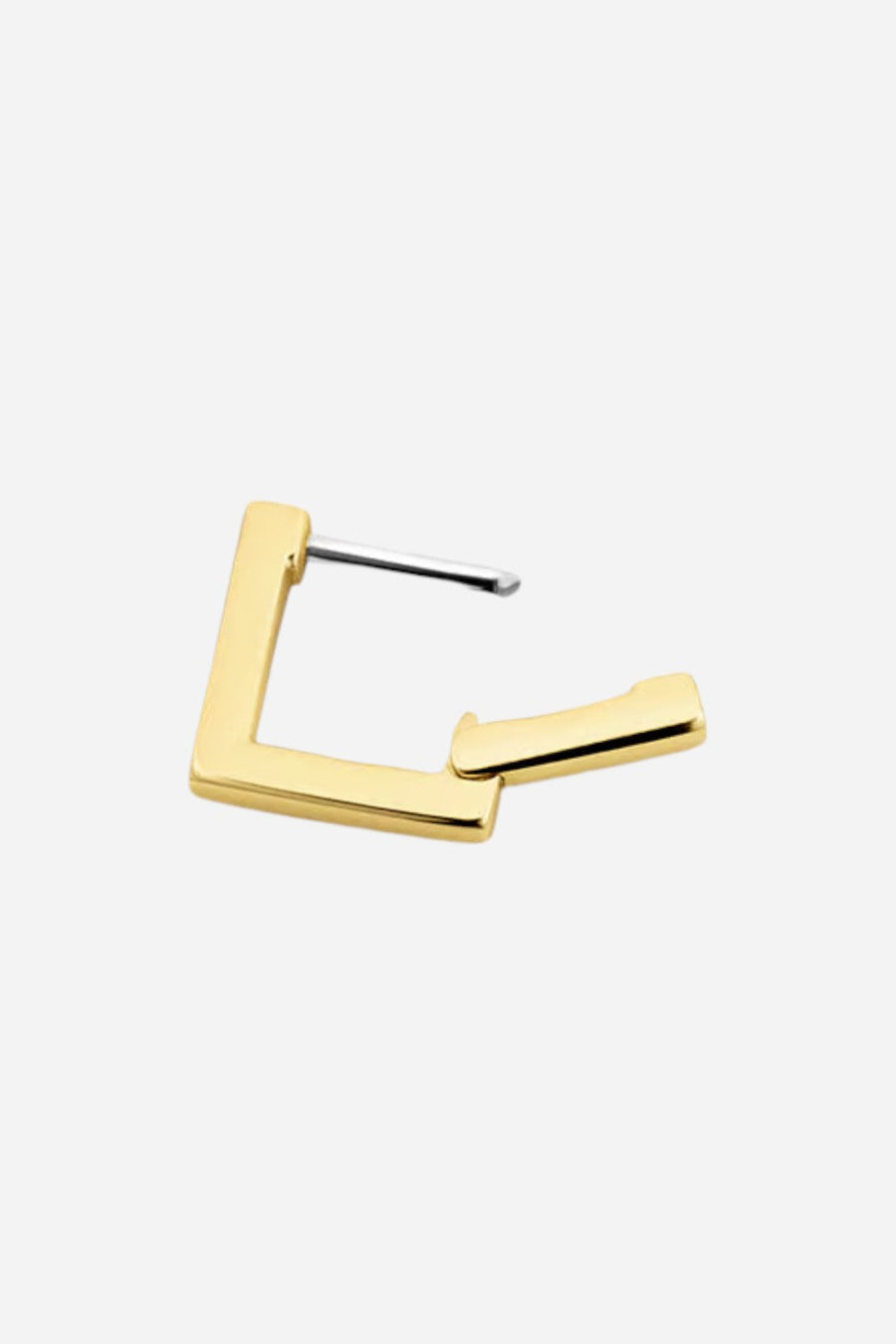 Gorjana Harper Charm Huggie Earring in Gold – side view
