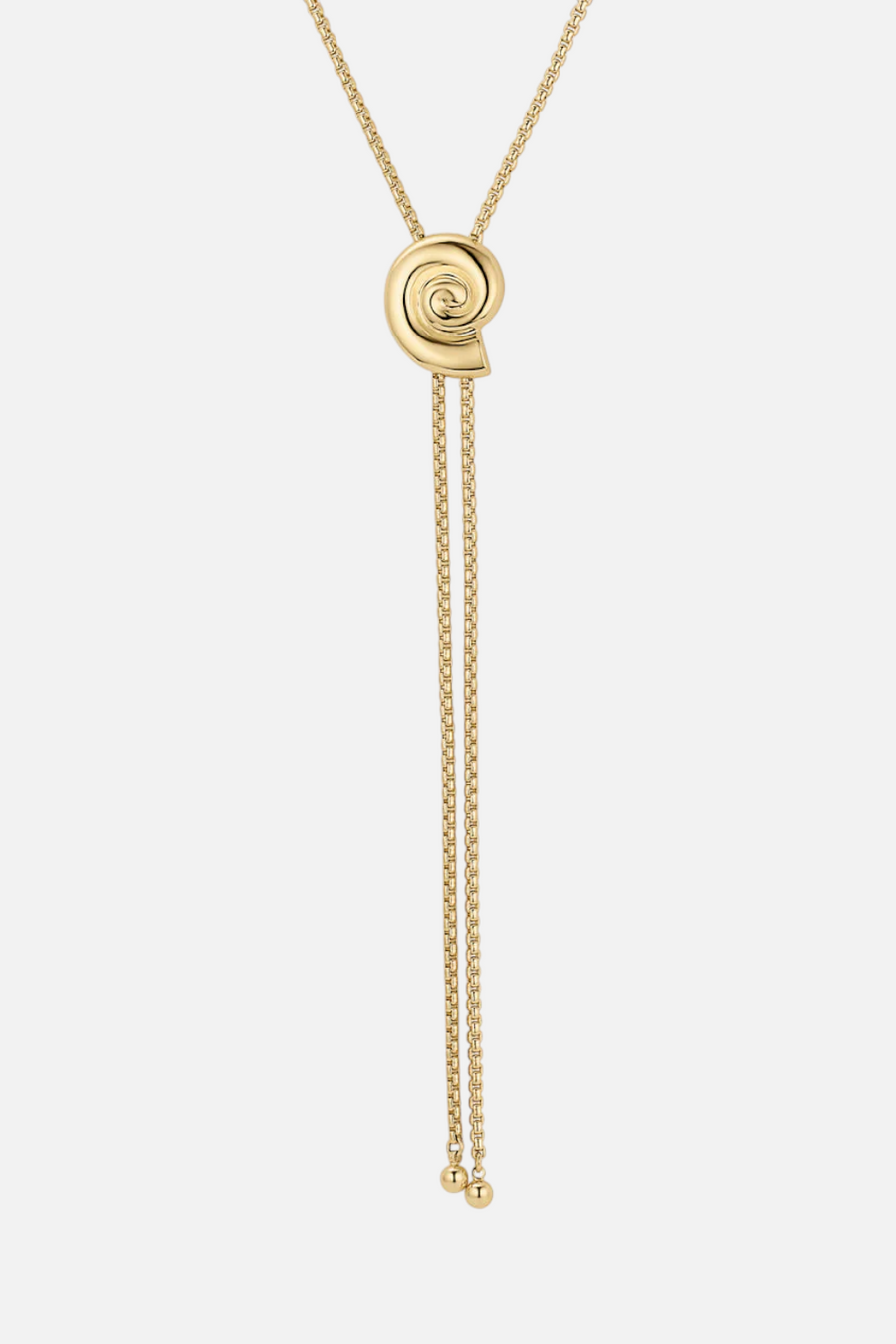 Gorjana Nautilus Bolo Necklace – front view