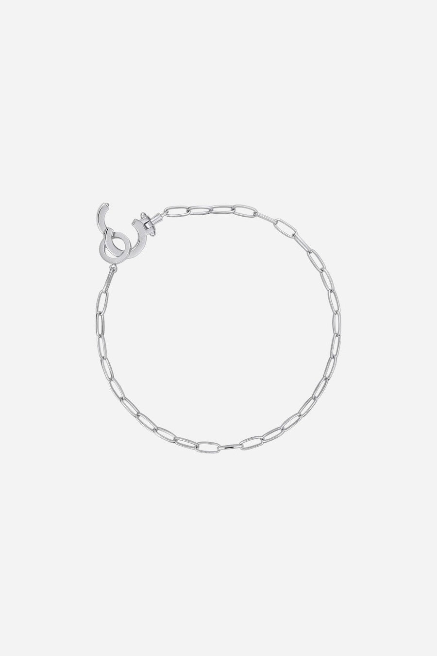 Gorjana Parker Mini Bracelet Silver – back view
