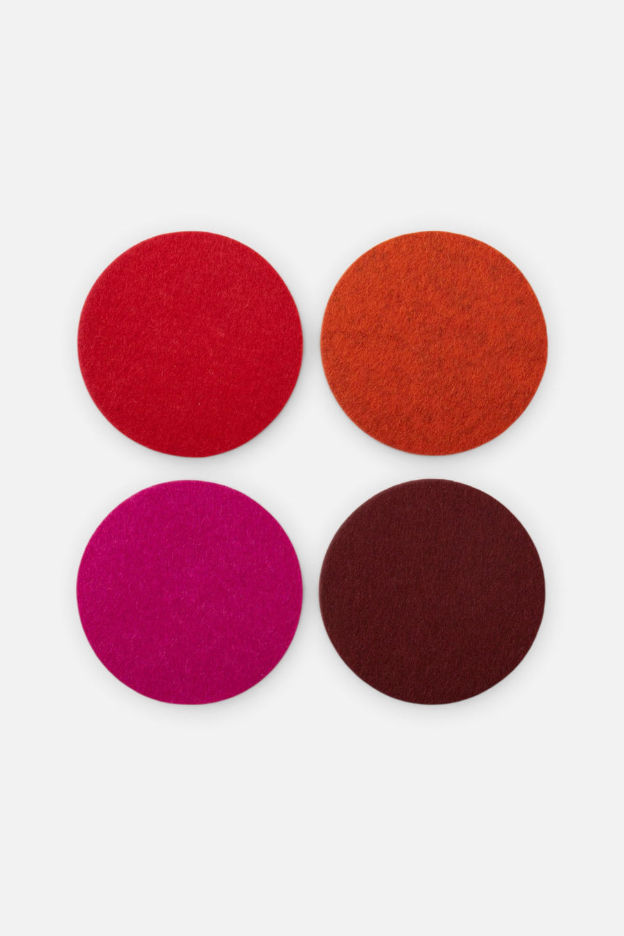 Graf Lantz Bierfilzl Merino Wool Round Coaster Set – front view