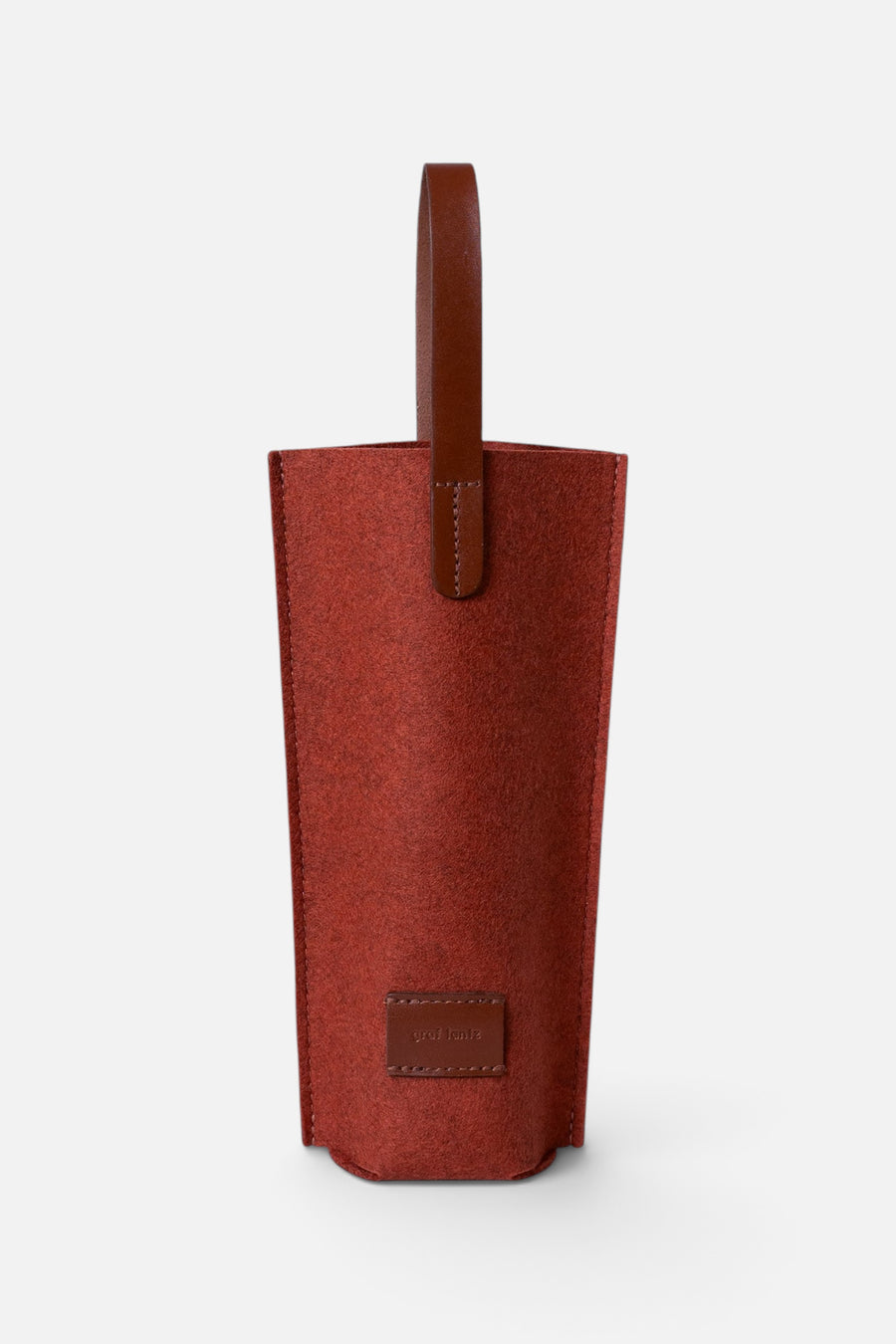 Graf Lantz Hana Merino Wool Bottle Bag – front view