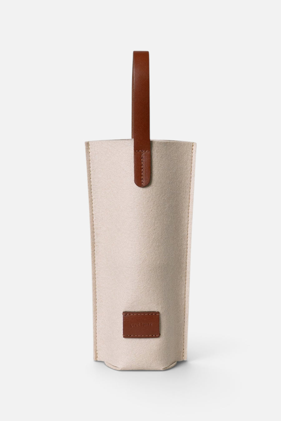 Graf Lantz Hana Merino Wool Bottle Bag – front view
