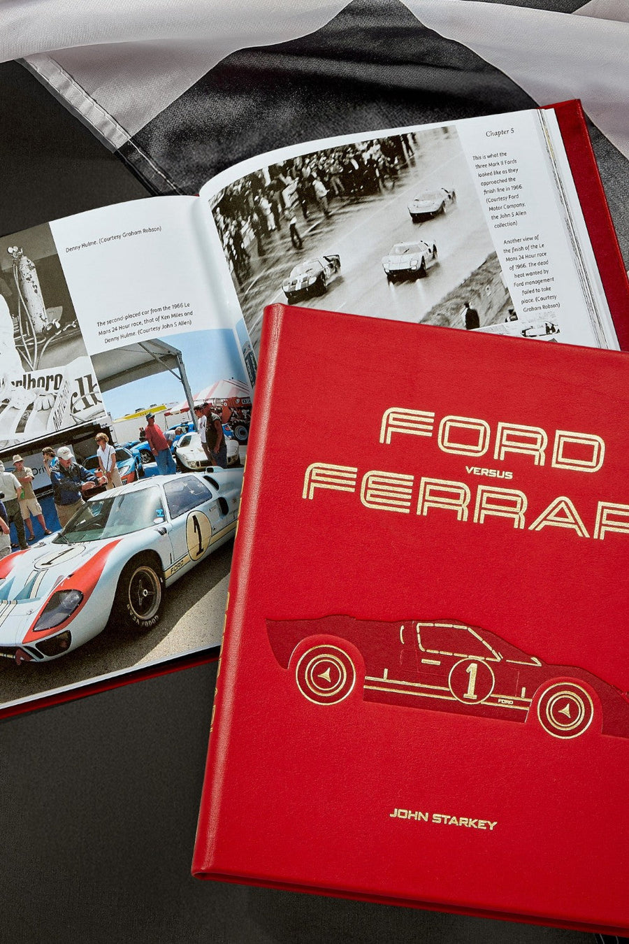 Graphic Image Ford vs. Ferrari – back view