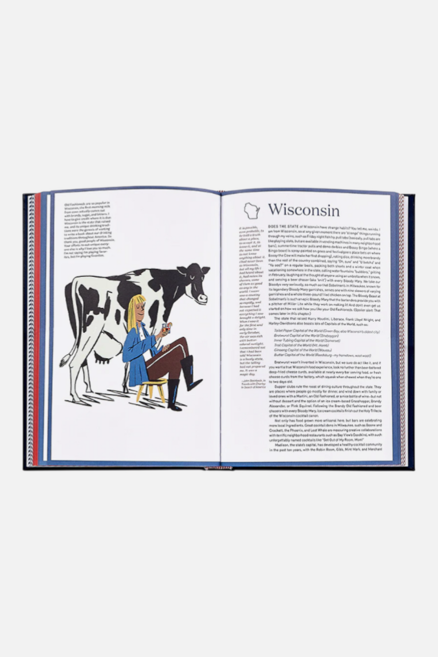 Graphic Image United States Of Cocktails Book – side view