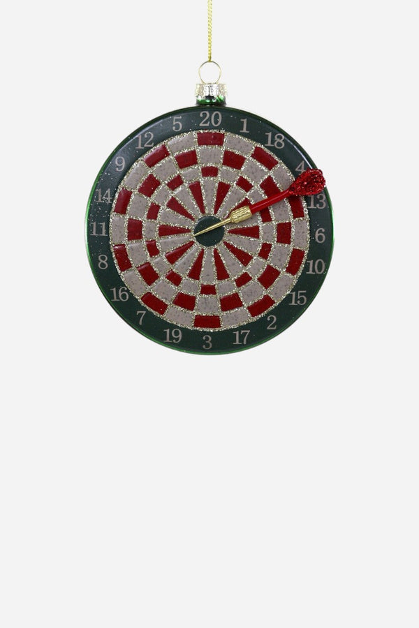 Green Dartboard Ornament