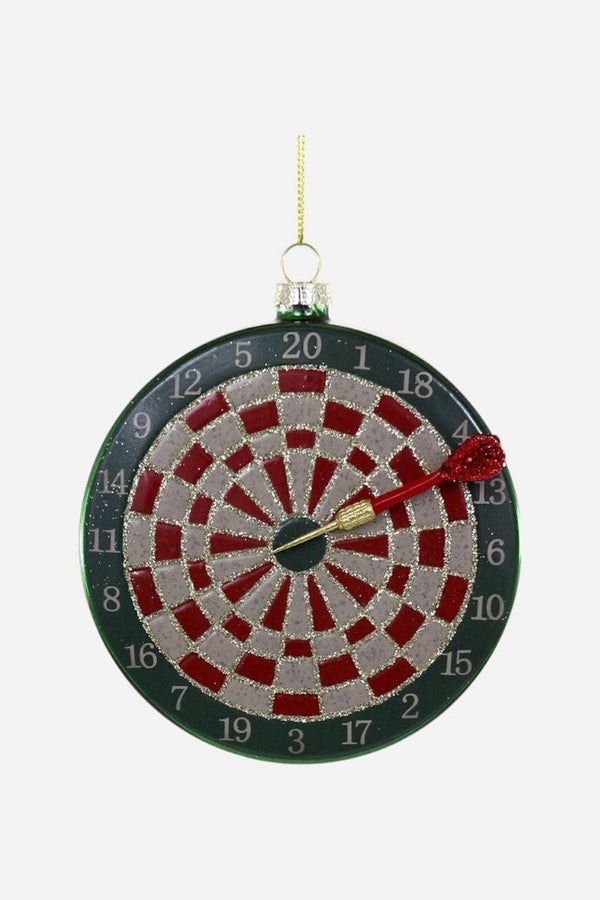 Green Dartboard Ornament
