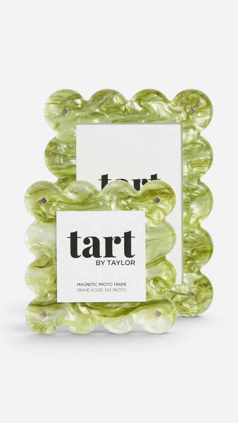Tart by Taylor Mini Acrylic Frame in Green Marble