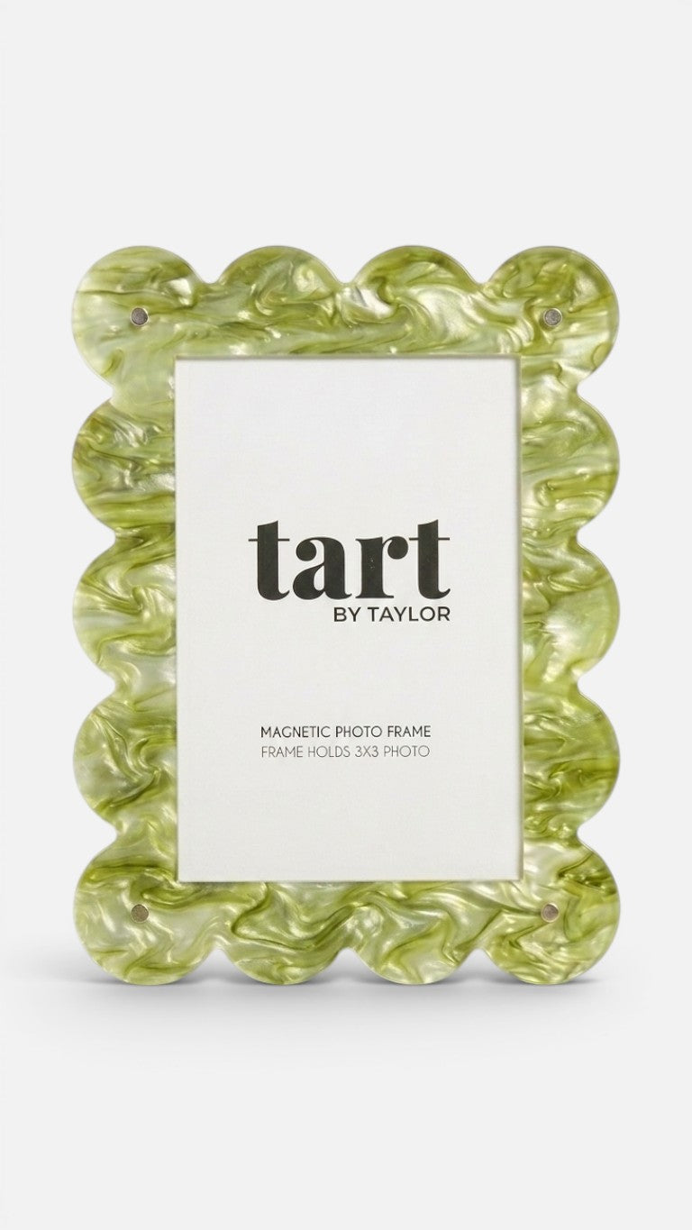 Tart by Taylor Acrylic Frame in Green Marble