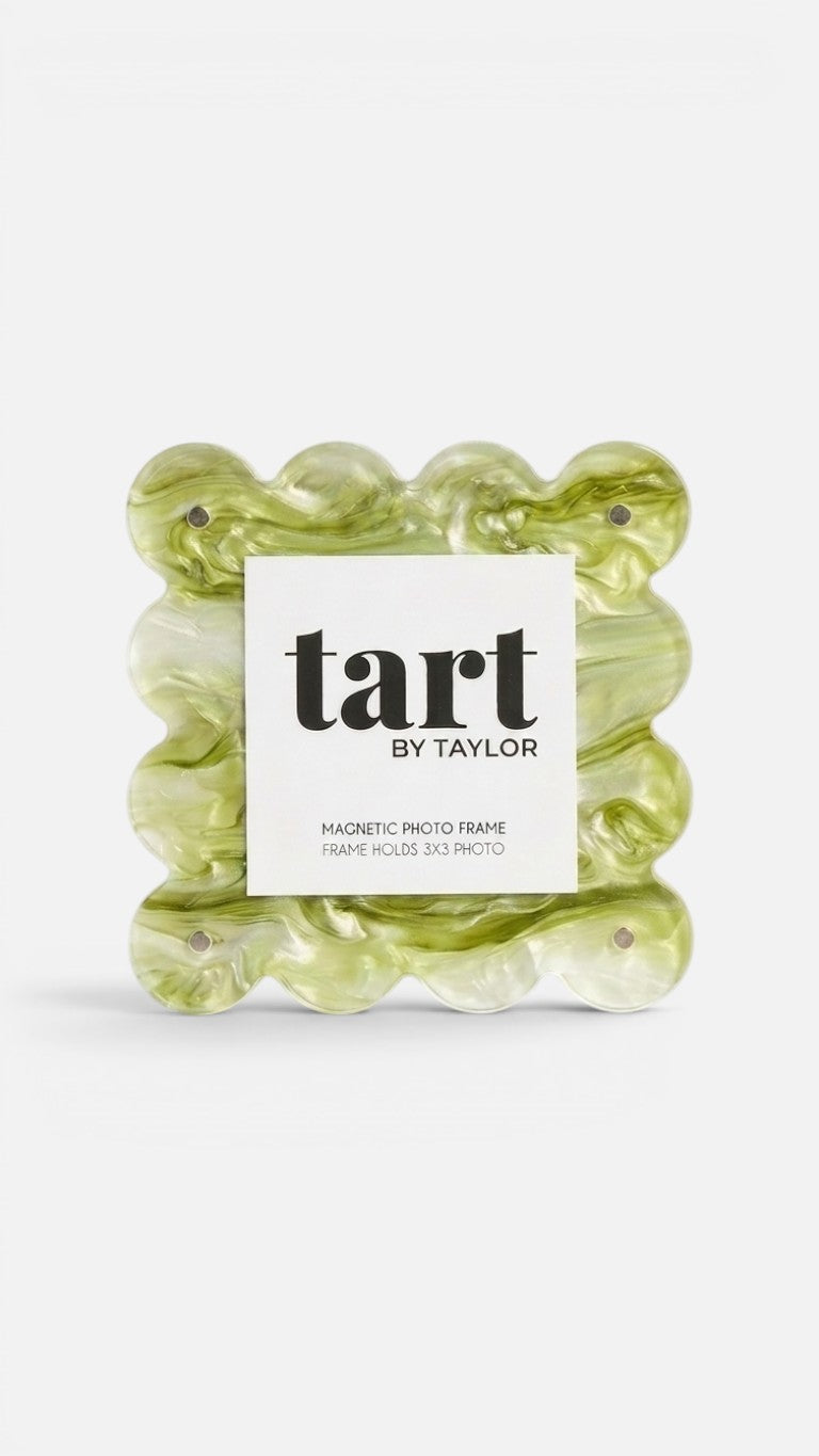 Tart by Taylor Mini Acrylic Frame in Green Marble