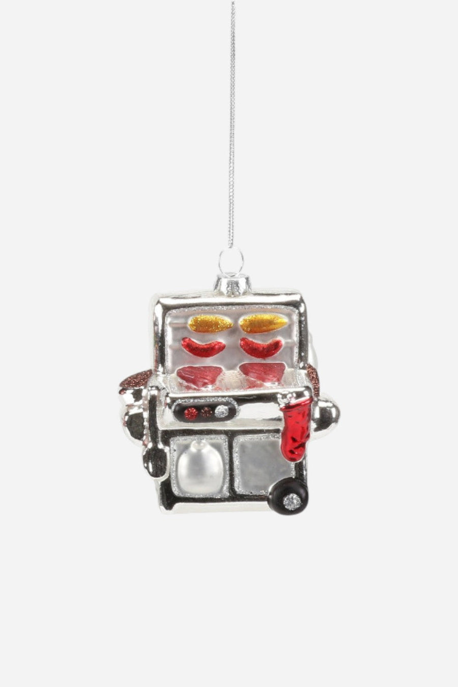 Grill Silver Ornament – front view