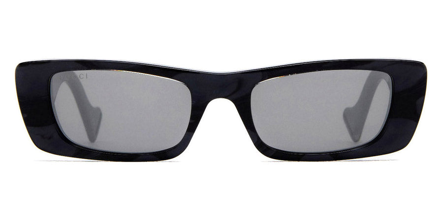 Gucci Black Marble Pearl Logo Sunglasses – back view