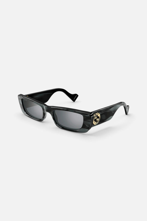 Gucci Black Marble Pearl Logo Sunglasses