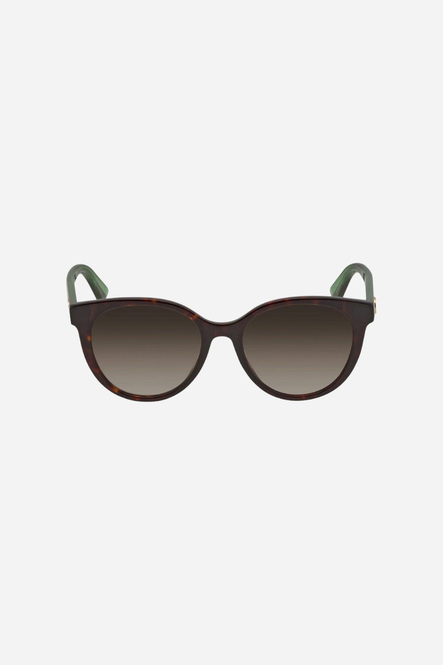 Gucci Havana/Green Cat Eye Sunglasses - Gg0702skn-003 54 – back view