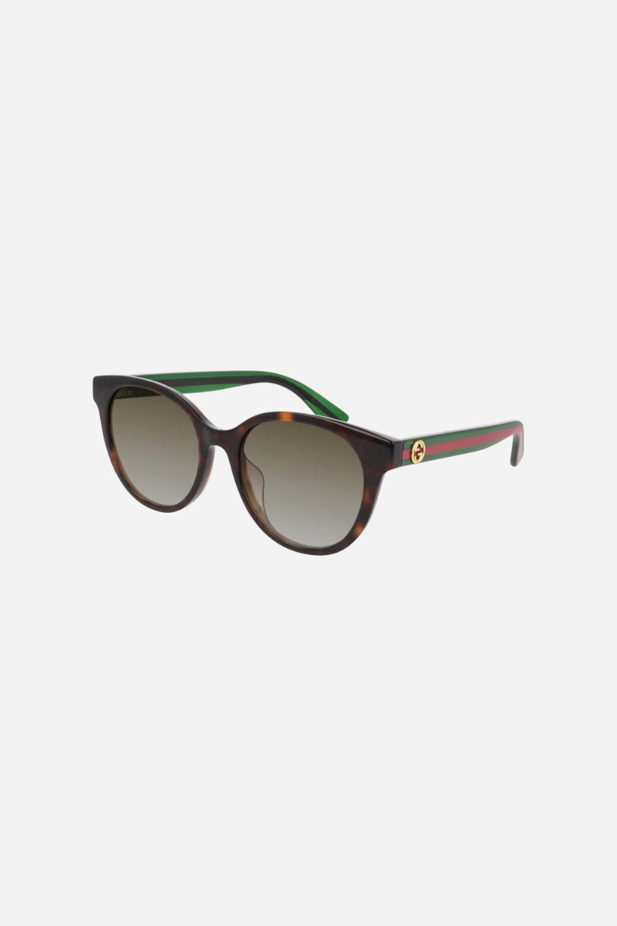 Gucci Havana/Green Cat Eye Sunglasses - Gg0702skn-003 54 – front view