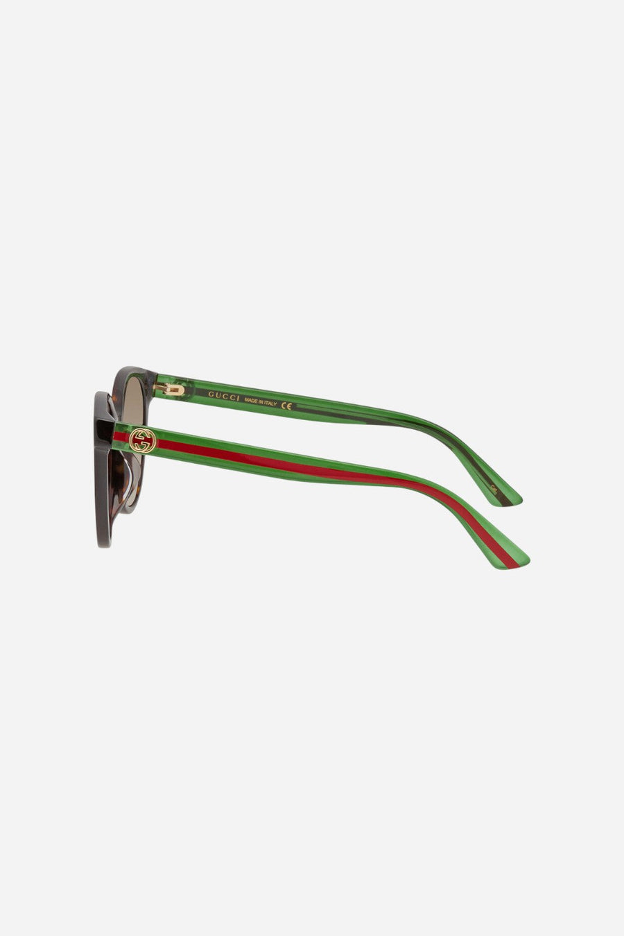 Gucci Havana/Green Cat Eye Sunglasses - Gg0702skn-003 54 – side view