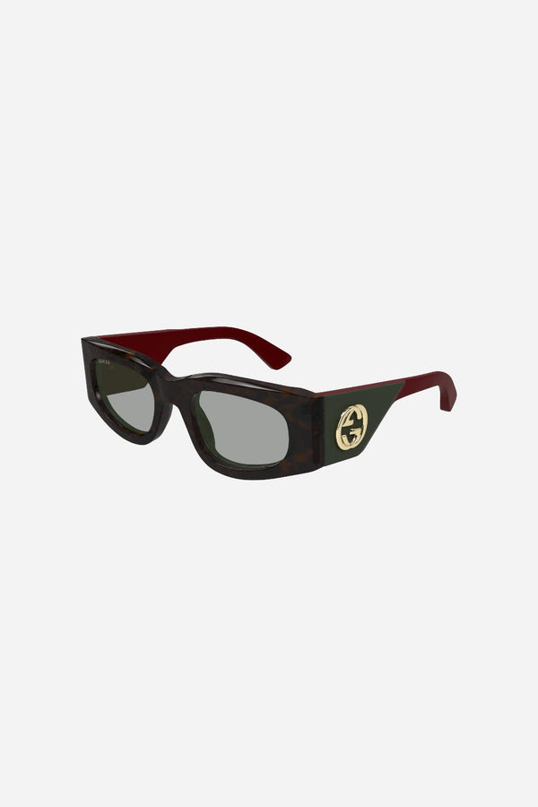 Gucci Havana on Red Sunglasses - Gg1664s-002 51