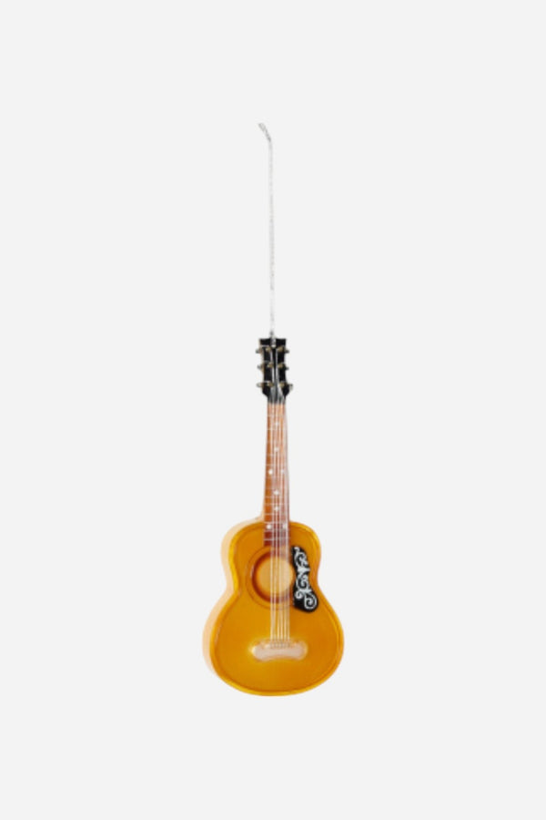 Guitar Ornament in Yellow