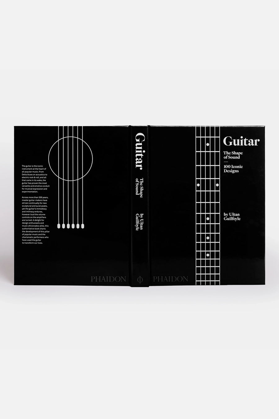 Guitar: The Shape of Sound (100 Iconic Designs) – flat lay