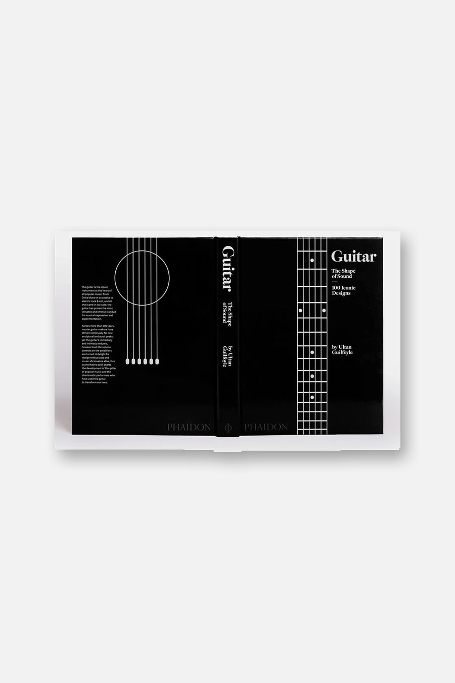 Guitar: The Shape of Sound (100 Iconic Designs) – flat lay