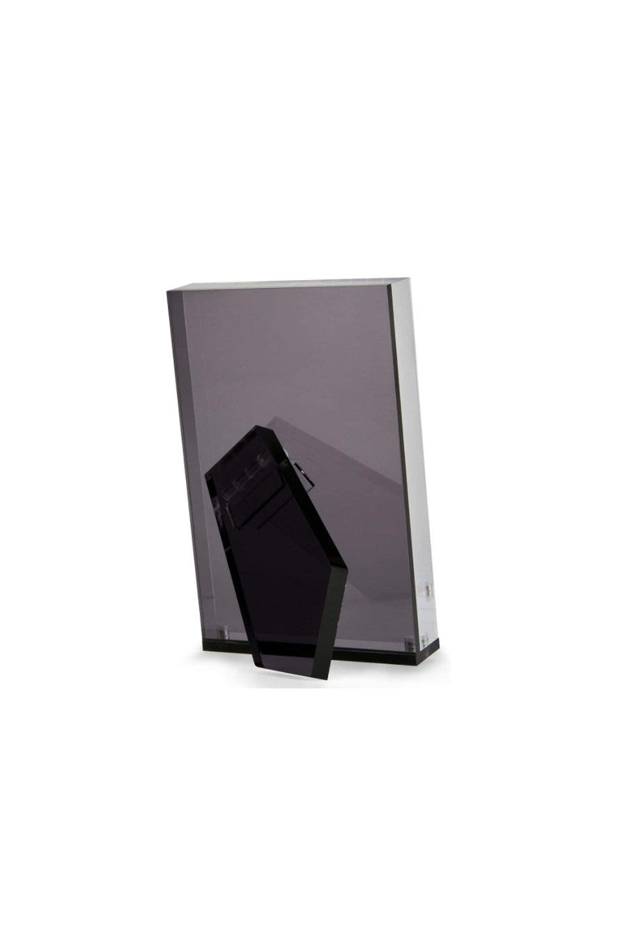 Ha158bk57 5X7 Lucite Black – back view