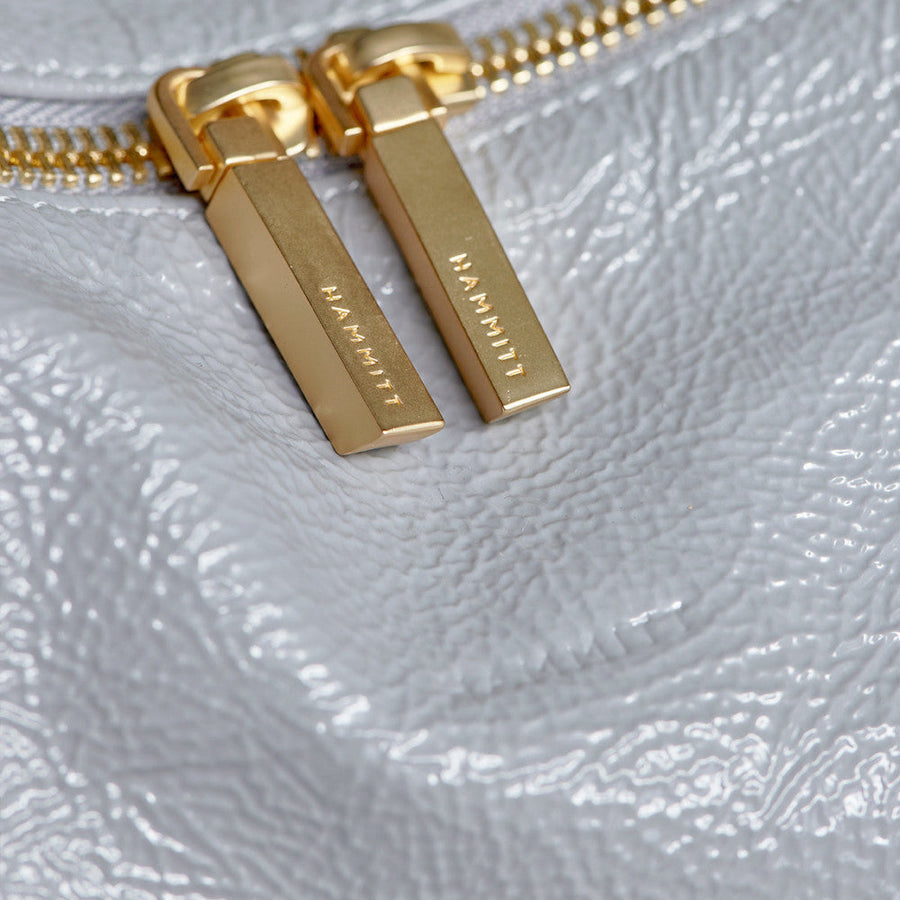 Hammit AJ Crossbody Clutch in Marina Glaze Brushed Gold Hammered – alternate